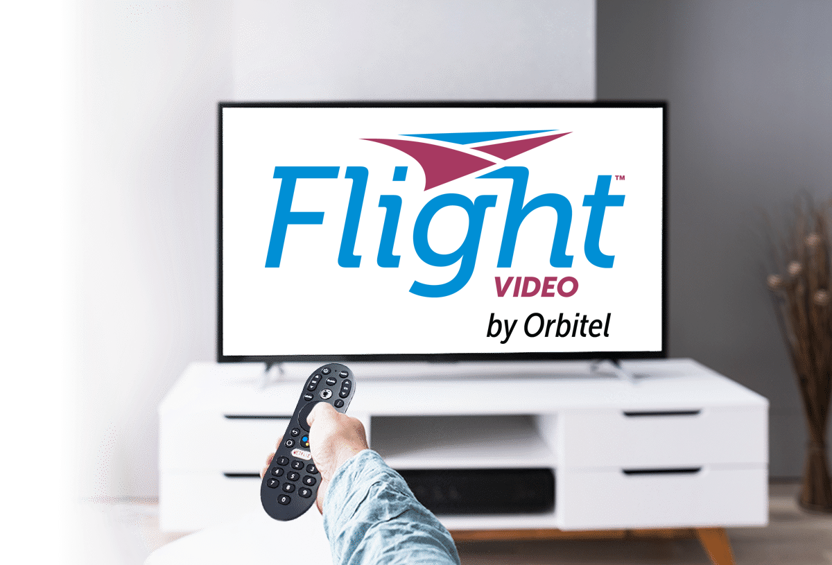 Flight Video on TV